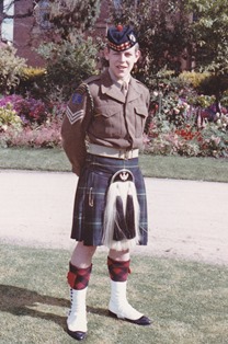 Graeme Johnstone as a cadet <br/>at Geelong College. (Barnard)